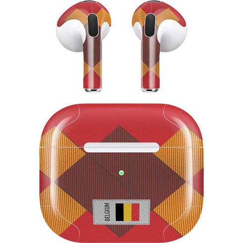 Belgium Soccer Flag Apple AirPods (3rd Gen 2021) Skin